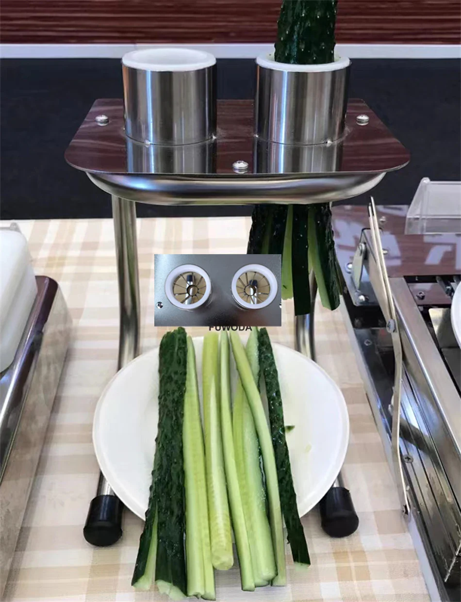 Manual Cut Cucumber Strips Machine Commercial Cucumber Carrot Strip Cutter for Sushi Shop - Image 4