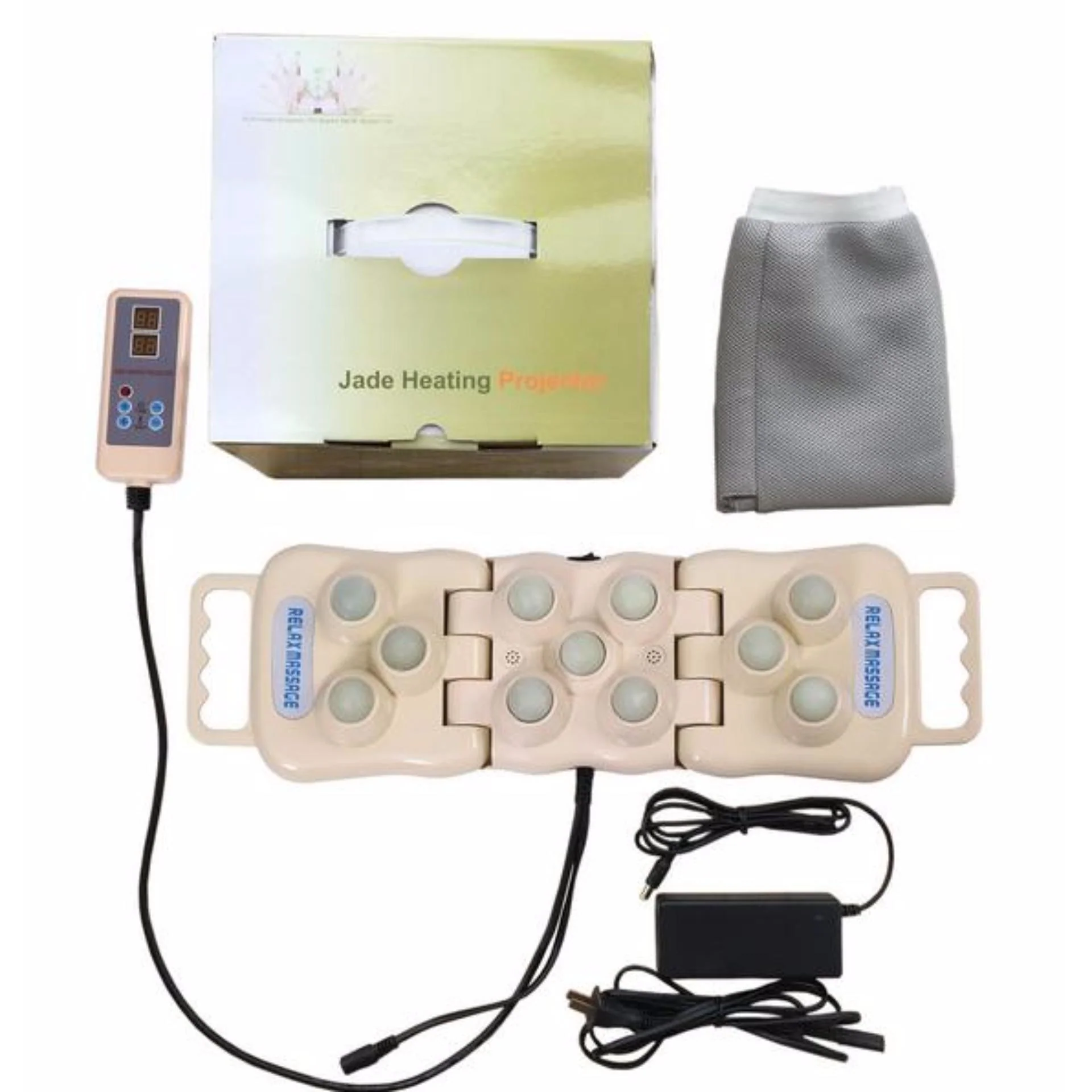 Massager jade physiotherapy apparatus with jade physiotherapy hot hair and warm knee protection of waist joints palace - Image 4