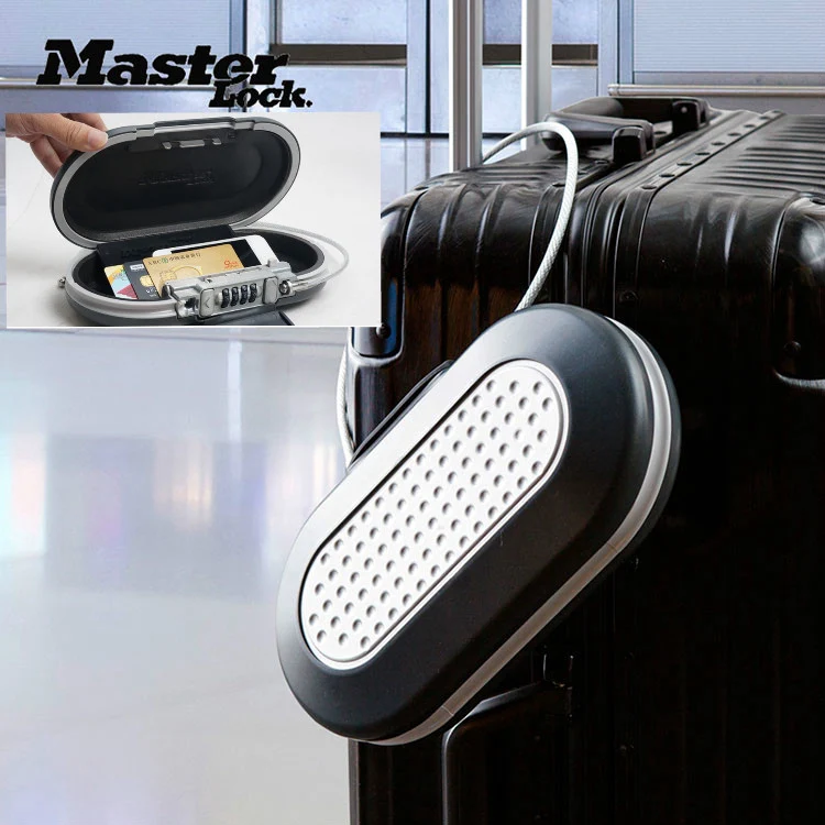 Master lock portable safe password lock mini safe jewelry cash card mobile phone storage box