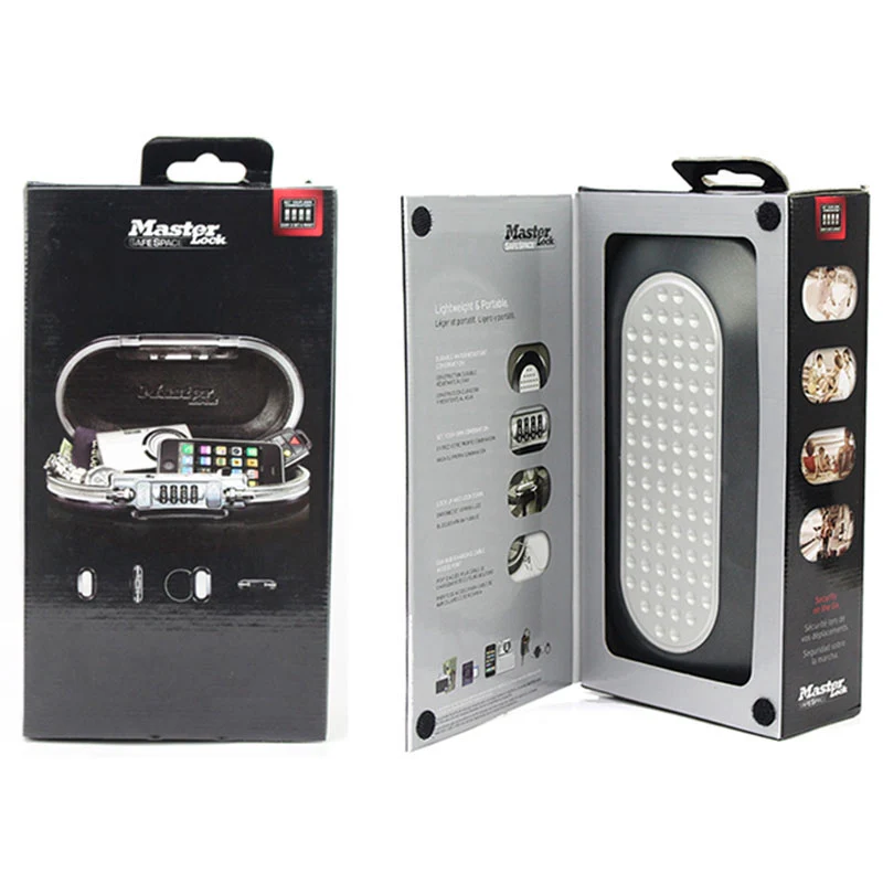 Master lock portable safe password lock mini safe jewelry cash card mobile phone storage box - Image 5