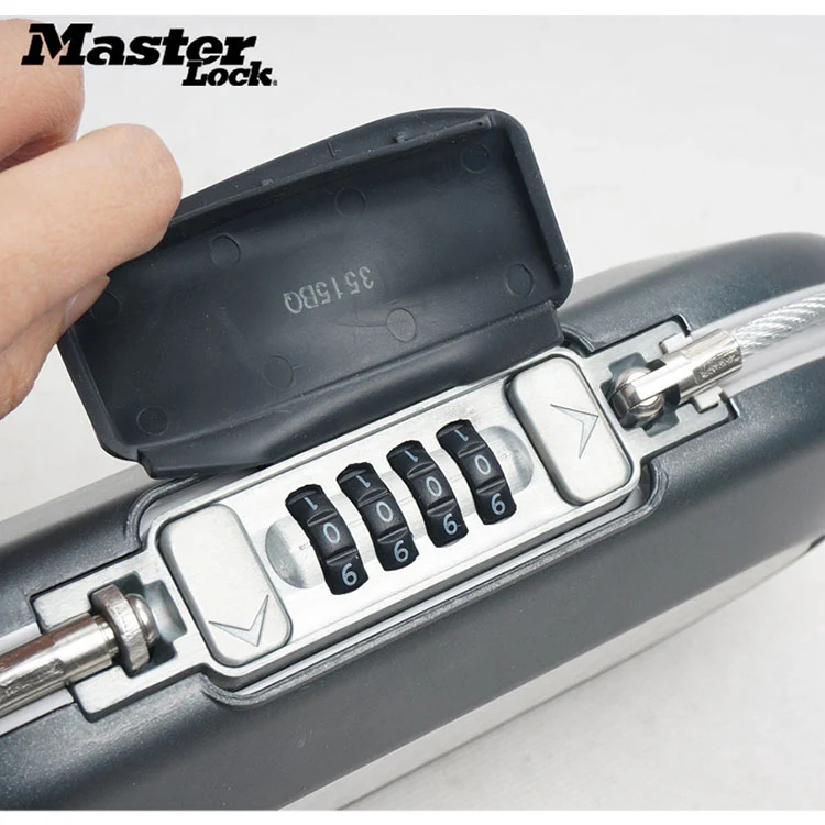 Master lock portable safe password lock mini safe jewelry cash card mobile phone storage box - Image 8