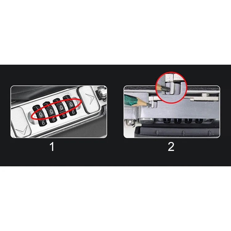 Master lock portable safe password lock mini safe jewelry cash card mobile phone storage box - Image 9
