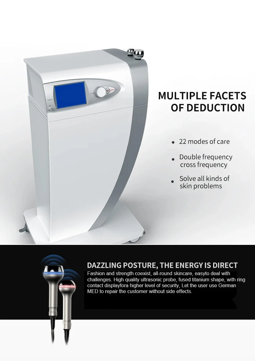MED Water Drip Lifting Machine High Frequency Ultrasound Device Acne treatment skin lift and Tightening Machine wrinkle loss - Image 3