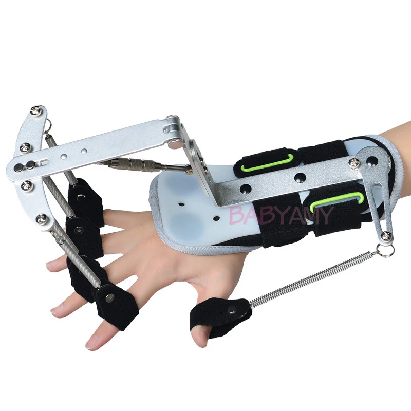 Medical finger Wrist Orthotics Rehabilitation Trainer Tendons Exercise Adjustable Finger Splint Protector for Stroke Hemiplegia - Image 4
