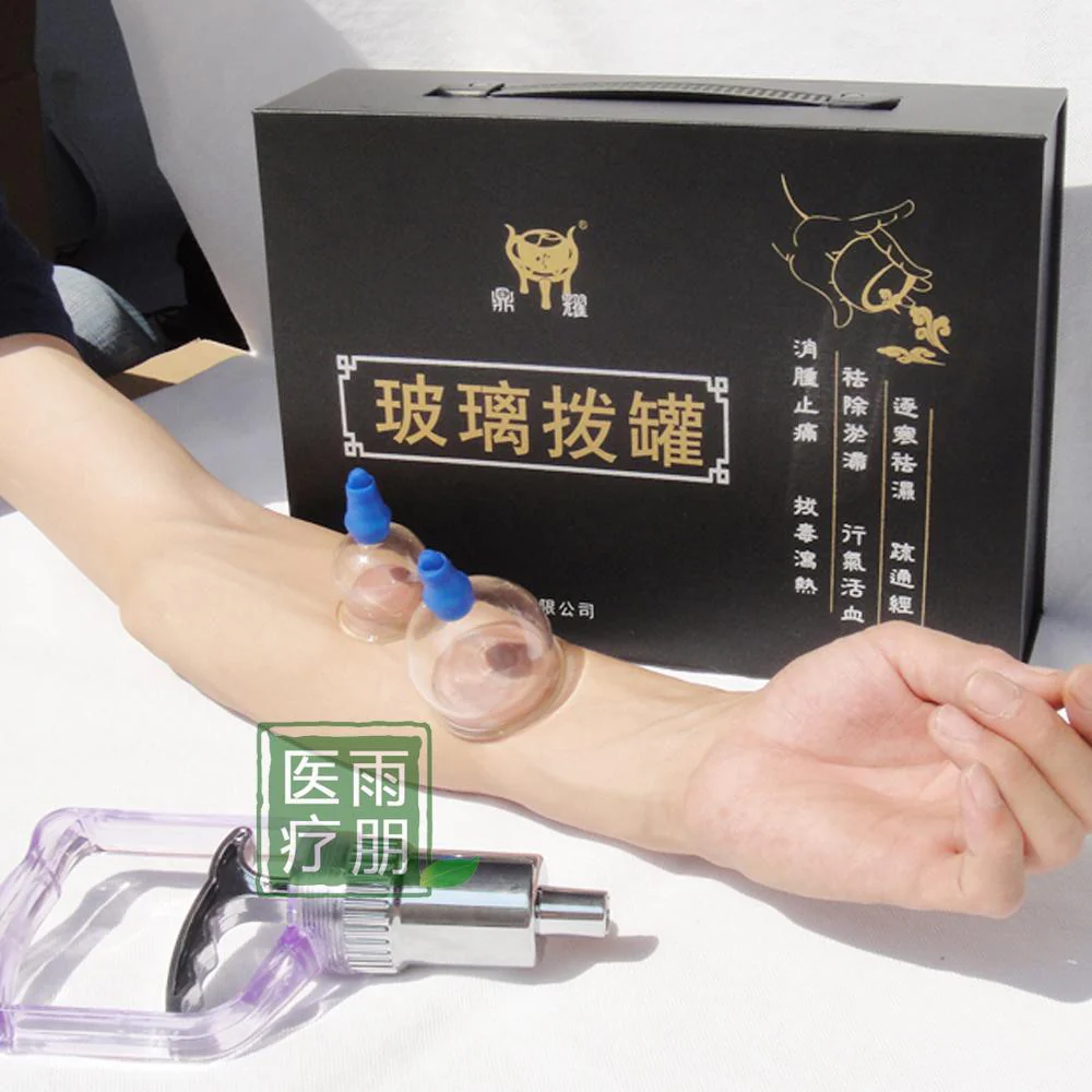 Medical Glass Vacuum Cupping Device 8 Cans Vacuum Suction Gun 6cm 5cm 4cm 3.5cm - Image 2