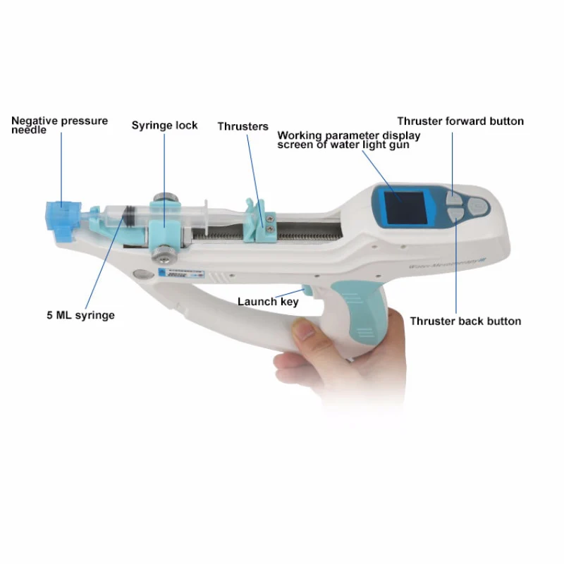 Mesotherapy Gun Korea Negative Pressure Meso Gun Mesotherapy Hydrolifting Water Injector Beauty Device - Image 8