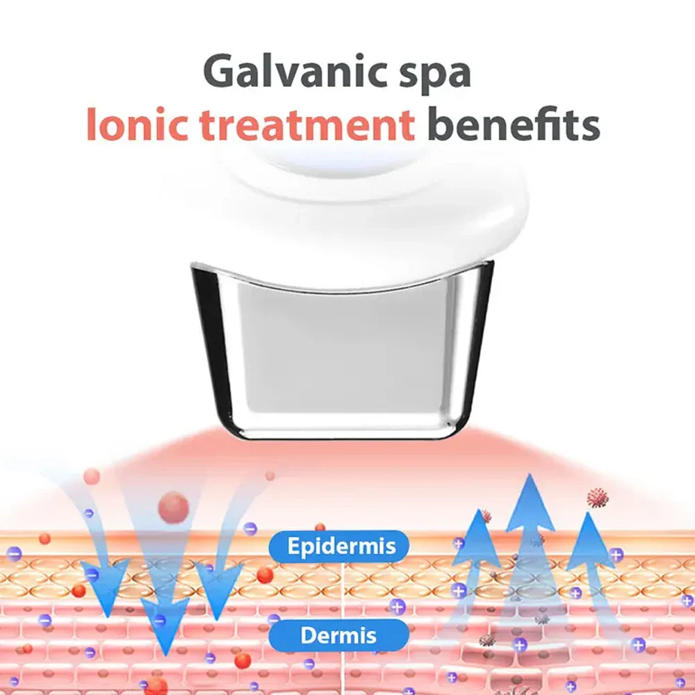 Micro Current Electroporation Galvanic Spa Body Face Lifting Facial Care Machine Skin Whitening Anti Wrinkle Face Beauty Decive - Image 4
