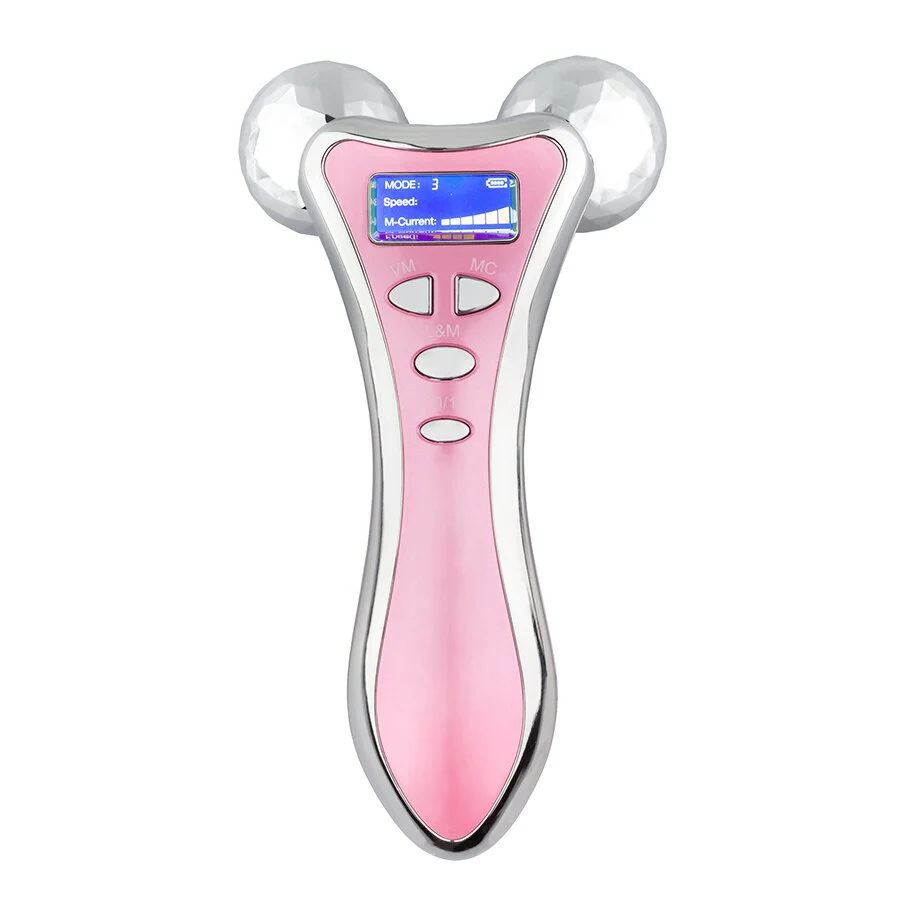 Micro-current Vibration Y Shape 3D Roller Beauty Massager 360 Rotate Full Massage Face Body Skin Lifting Tighten Wrinkle Remover - Image 8