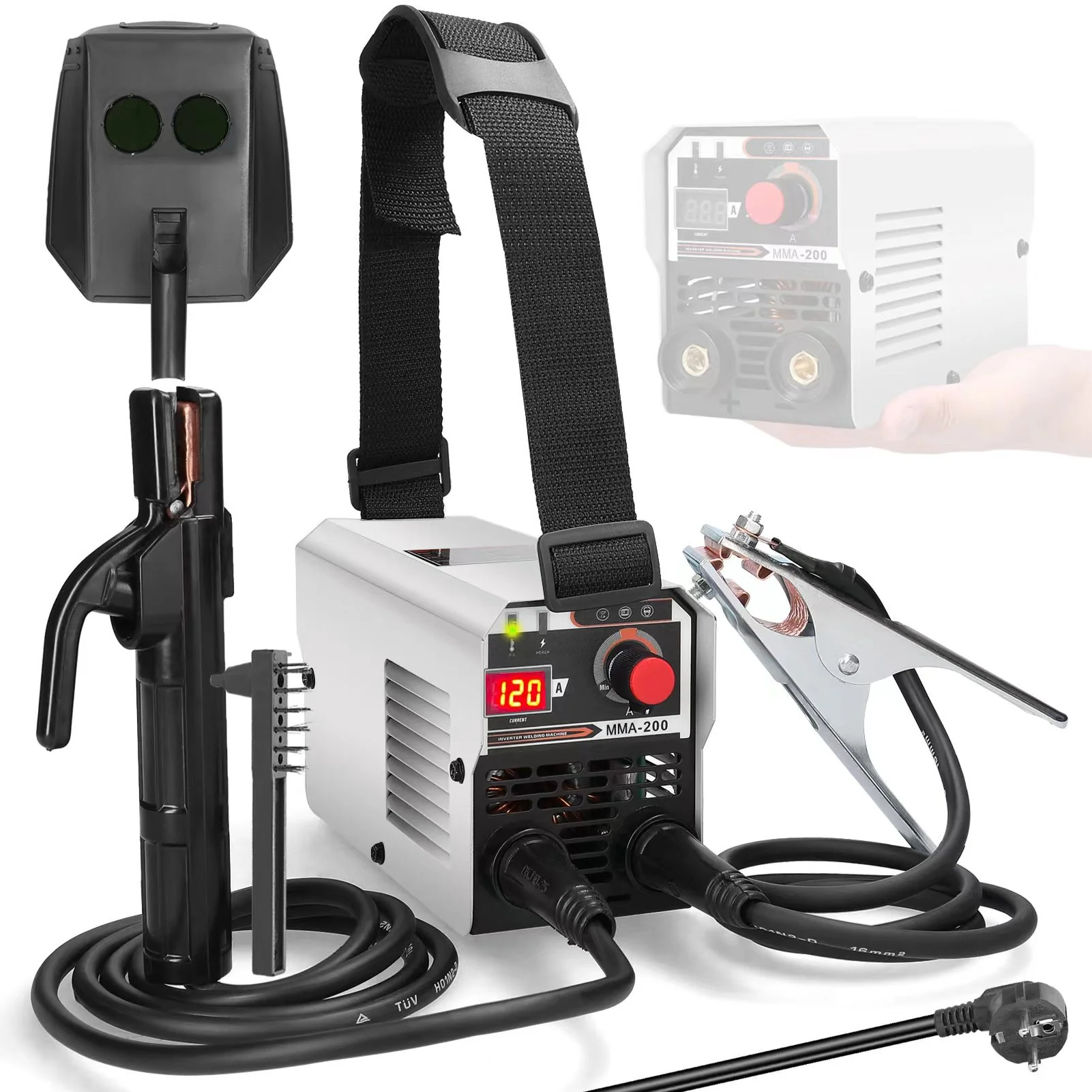 MIG MMA MAG TIG-160C Welding Machine Carbon Dioxide Gases-shelter Manual Welding Multipurpose Direct Current Inverter Welders - Image 7
