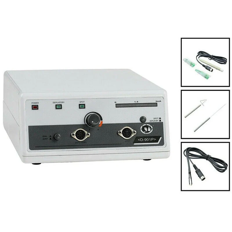 Mini 2 In 1 Freckles Age Spots Hair Removal Effectively Beauty Facial Skin Epilator Skin Care Salon Machine D901P Tweezers - Image 2