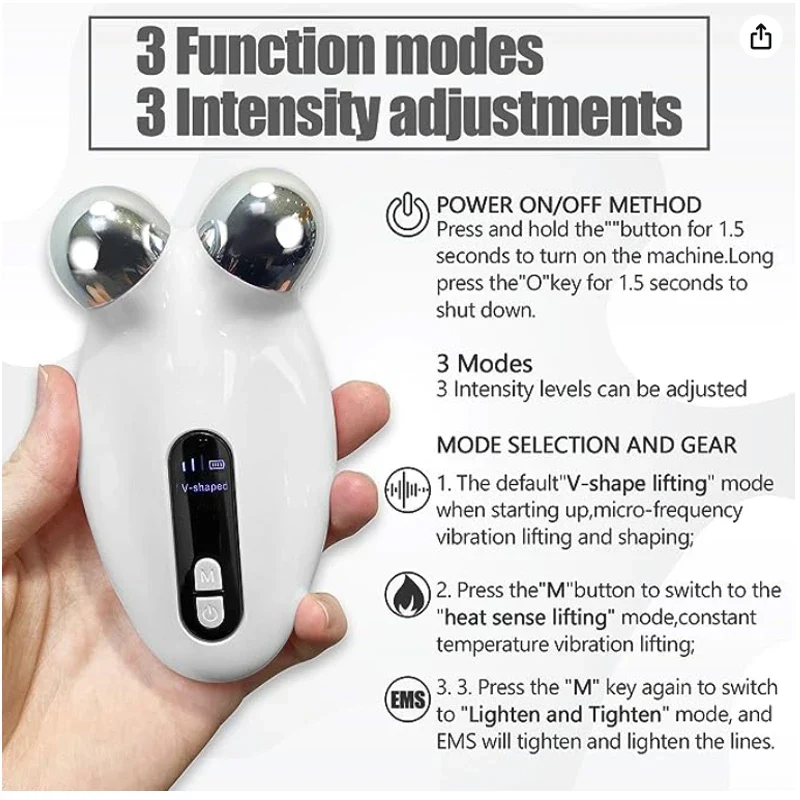 Mini Microcurrent Face Lift Device Roller,Lift The face and Tighten The Skin, Wrinkle Remover Toning skin care & tools(facial) - Image 5