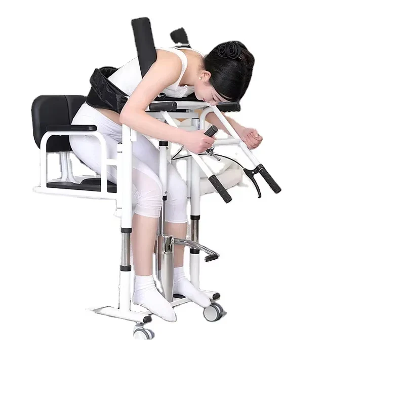 MKR Hydraulic Foldable Transfer Chair Toilet Shower Disabled Elderly Patient Rehabilitation Lift Chair