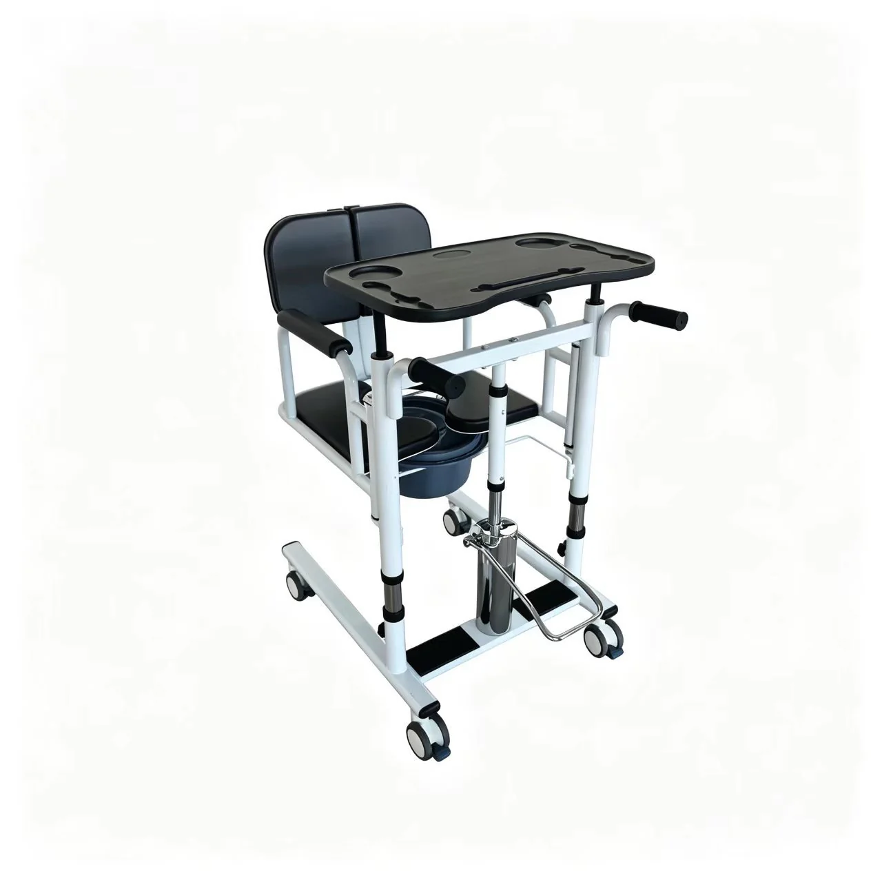 MKR Hydraulic Foldable Transfer Chair Toilet Shower Disabled Elderly Patient Rehabilitation Lift Chair - Image 7