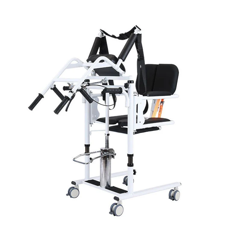 MKR Hydraulic Foldable Transfer Chair Toilet Shower Disabled Elderly Patient Rehabilitation Lift Chair - Image 8