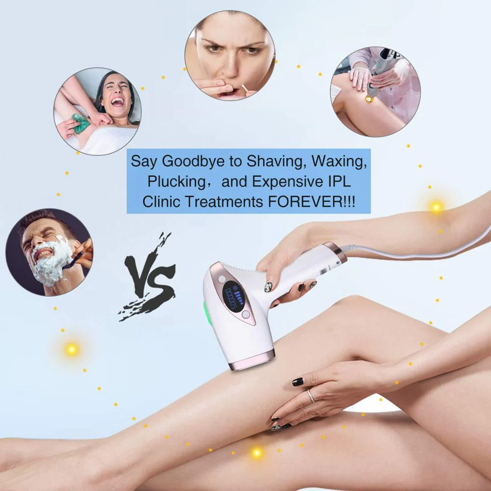 MLAY T4 Laser Hair Removal Device ICE Cold IPL Epilation 500000 Flashes IPL Painless Permanent Hair Removal - Image 5
