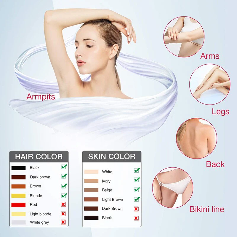 MLAY T4 Laser Hair Removal Device ICE Cold IPL Epilation 500000 Flashes IPL Painless Permanent Hair Removal - Image 8