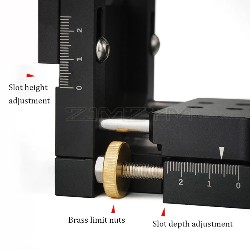 Mortising Jig Loose Tenon Joinery System Trimming Cutting Notches Accessories 2 in 1 Slotting Bracket Invisible Fasteners - Image 4