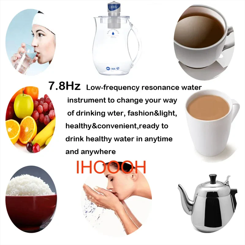 MRETOH 7.8 Hertz Molecular Resonance Water Drinking Kettle IHOOOH Patented Product Improve Sleep Promote Blood Circulation 2.5L - Image 2