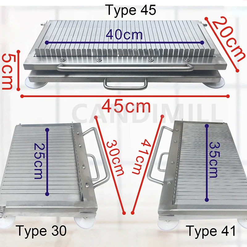 Multi-function slicing hand pressure thickened stainless steel double-blade sharp manual slicer, vegetable cooked food slice - Image 3