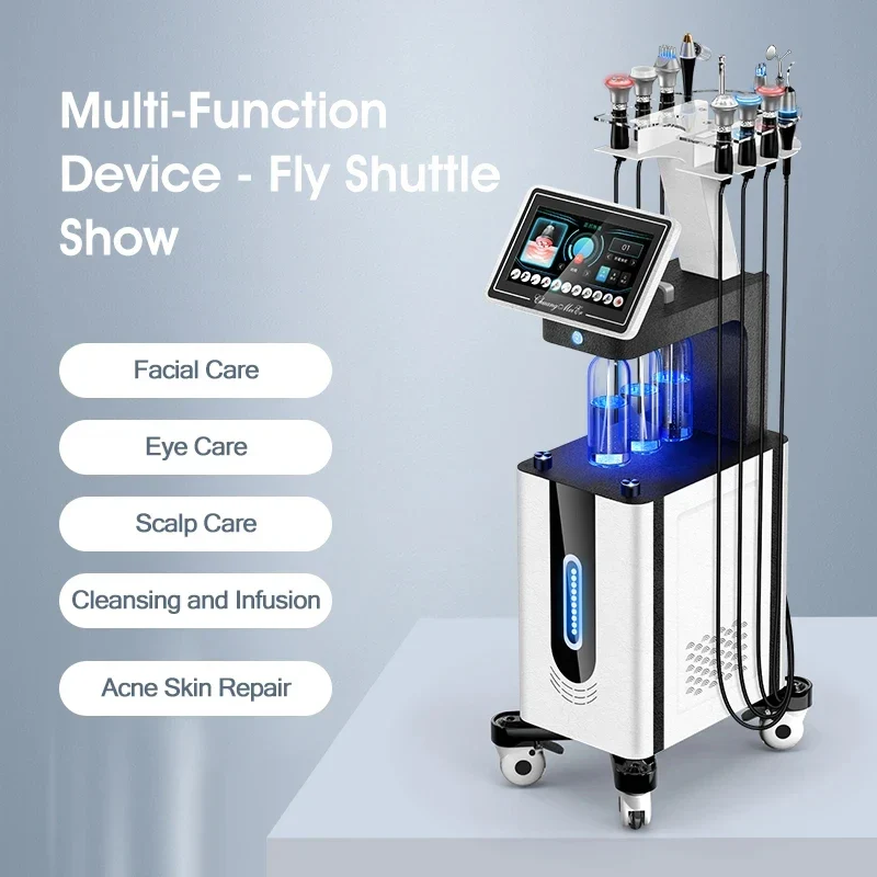 Multifunction Face Lifting Oxygen Hydra Dermabrasion Skin Care Machine Facial Ultrasonic Cleaning Rejuvenation Remove Blackhead - Image 2