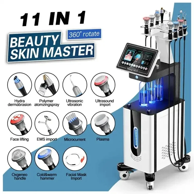 Multifunction Face Lifting Oxygen Hydra Dermabrasion Skin Care Machine Facial Ultrasonic Cleaning Rejuvenation Remove Blackhead - Image 5