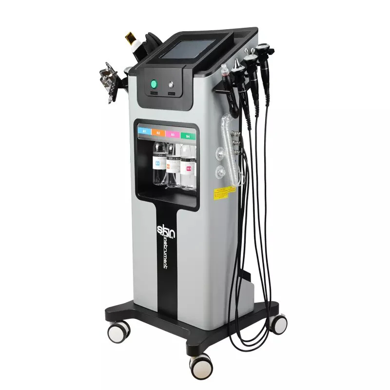 Multifunctional 10 In 1 Hydra Facial Microdermabrasion Hydro Machine For Skin Care Tightening Aqua Peeling Face Cleansing In Spa