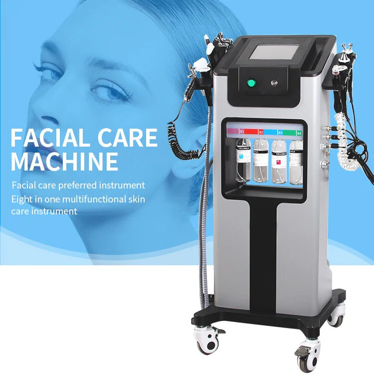 Multifunctional 10 In 1 Hydra Facial Microdermabrasion Hydro Machine For Skin Care Tightening Aqua Peeling Face Cleansing In Spa - Image 2