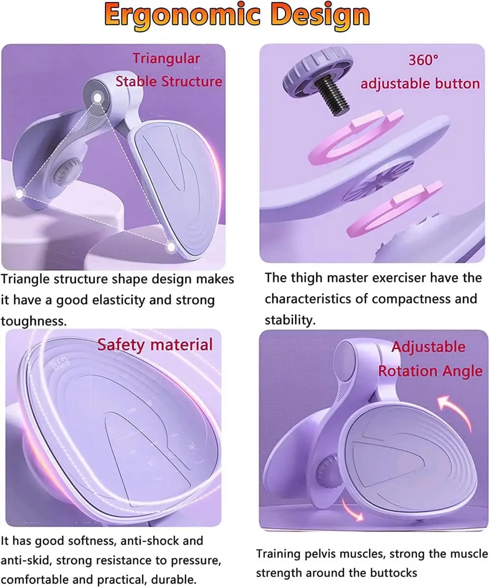 Multifunctional Adjustable Pelvic Floor Muscle Trainer Postpartum Repair Leg Clamp for Women Thin Legs and Beautiful Legs - Image 3