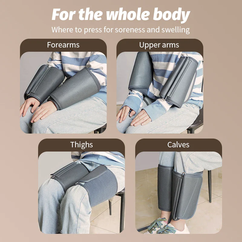 Multifunctional Electric Foot Massage Machine Kneading Heating Roller 8D Airbag Compress Foot Calf Massager For Health Care Gift - Image 4