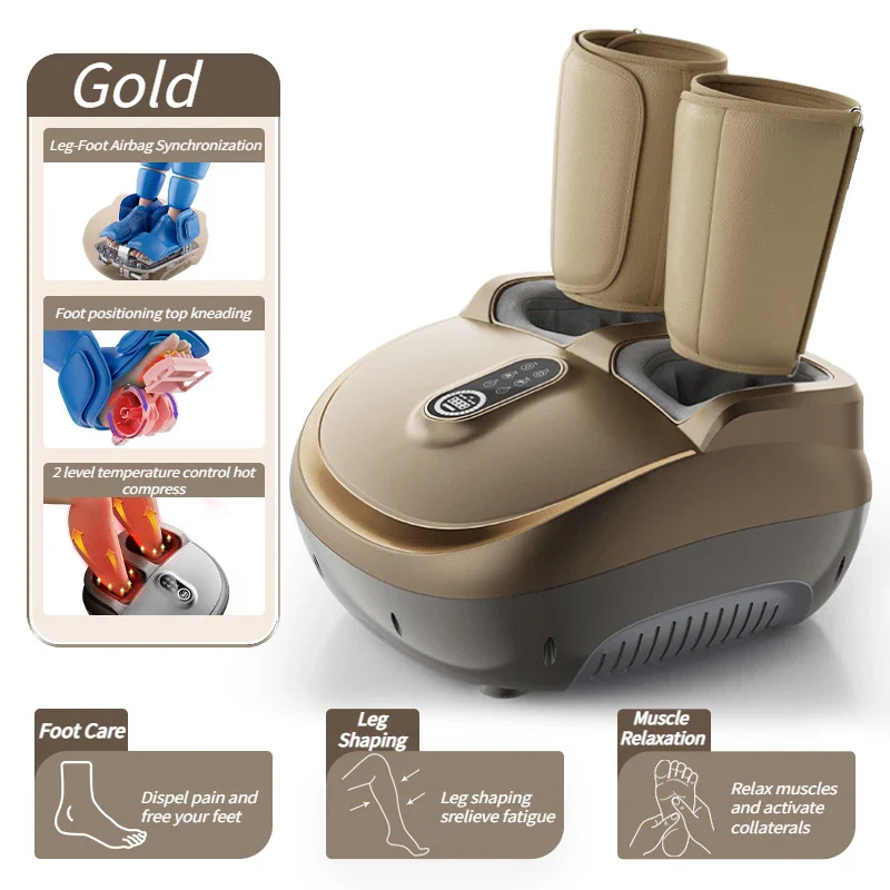 Multifunctional Electric Foot Massage Machine Kneading Heating Roller 8D Airbag Compress Foot Calf Massager For Health Care Gift - Image 7