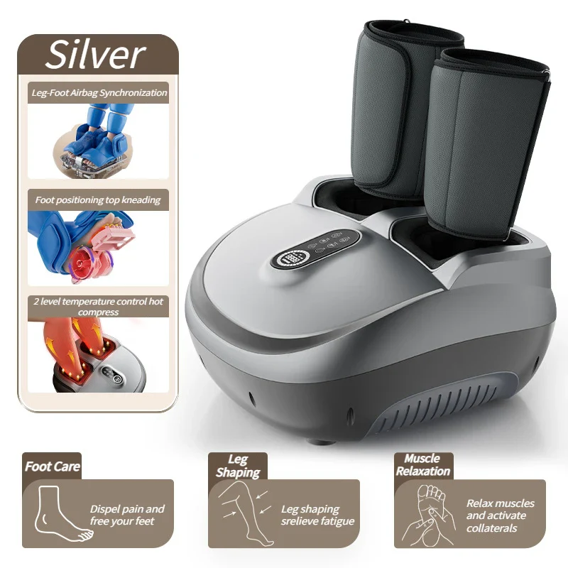 Multifunctional Electric Foot Massage Machine Kneading Heating Roller 8D Airbag Compress Foot Calf Massager For Health Care Gift - Image 8