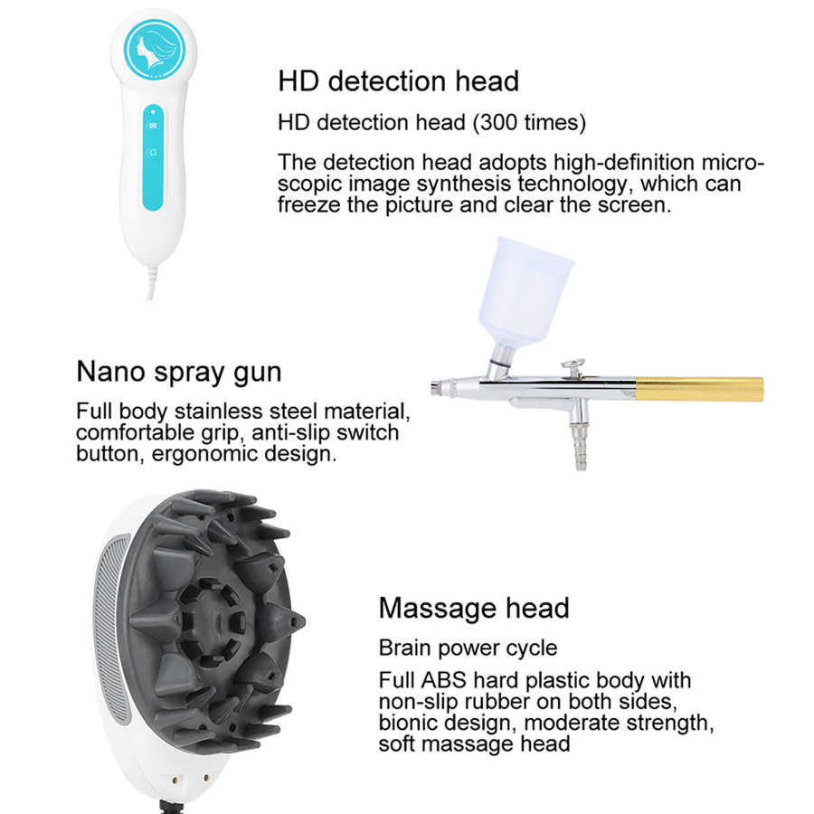 Multifunctional Scalp Care Instrument meter Spray Hair Care Machine Head Skin Care Devices Sprayer for Hair Salon - Image 5