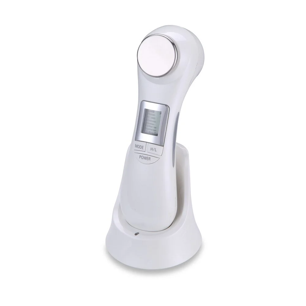 Multifunctional ultrasonic vibration cleaning instrument LED RF Photon Therapy EMS Ion Microcurrent Mesotherapy Beauty Machine