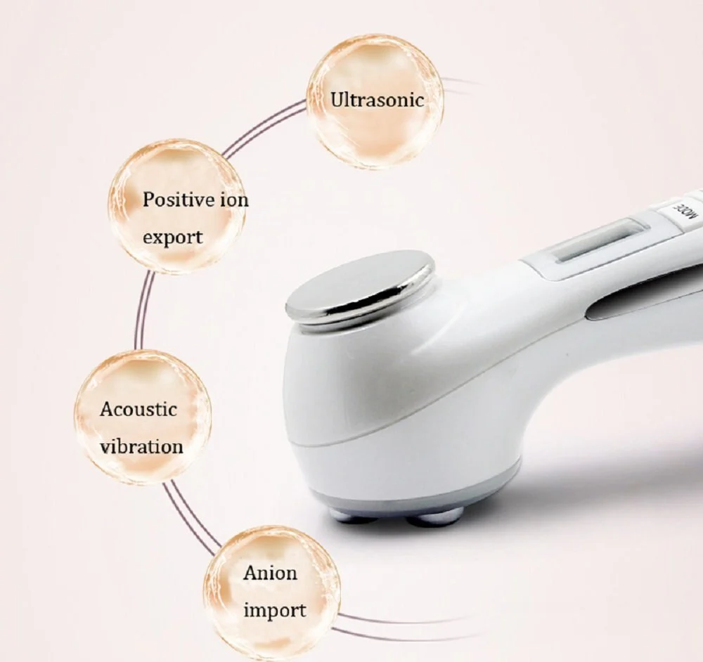 Multifunctional ultrasonic vibration cleaning instrument LED RF Photon Therapy EMS Ion Microcurrent Mesotherapy Beauty Machine - Image 4