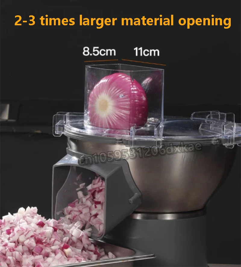 Multifunctional Vegetable Carrot Potato Dicing Machine Cutter Slicer Commercial Dicing Machine Small Electric Slicer Shredde - Image 5