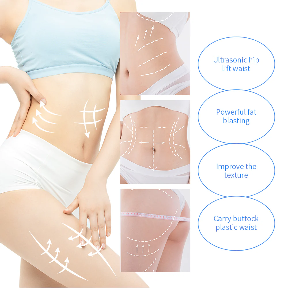 Multipolar RF Ultrasonic Body Slimming Machine 40K Cavitation Weight Loss Beauty Device Fat Burner Skin Tighten Anti-wrinkle - Image 2