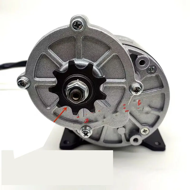 MY1016Z2 250w 12V / 24V gear motor, brush motor electric tricycle, DC gear brush motor, electric bicycle motor - Image 4