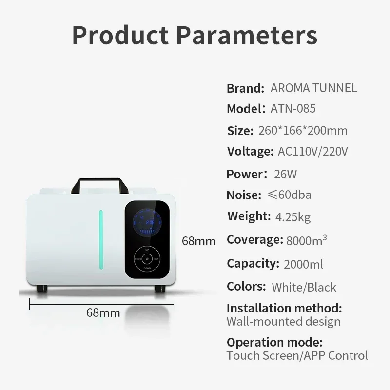 NAMSTE Coverage 8000m³ Electric Aroma Diffuser Large Fragrance Machine For Home HVAC System Scent Machine APP Control - Image 6