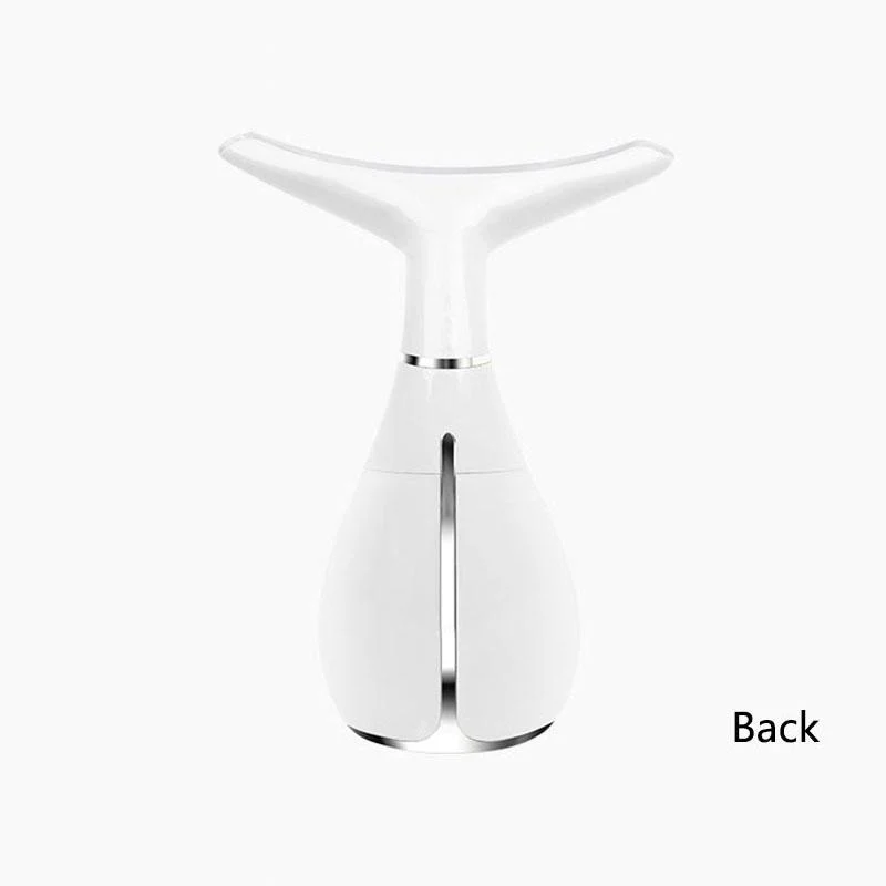 Neck Skin Care Beauty Instrument LED Photon Vibration Neck Lifting Skin Tighten Anti Wrinkle Remove Massager Device - Image 4