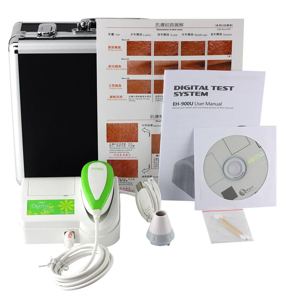 EH-900U 5.0 MP HD usb 3D Skin Analysis Skin scope Diagnosis Analyzer Facial Skin Moisture Oil Acne Tester Meter Monitor - Image 10