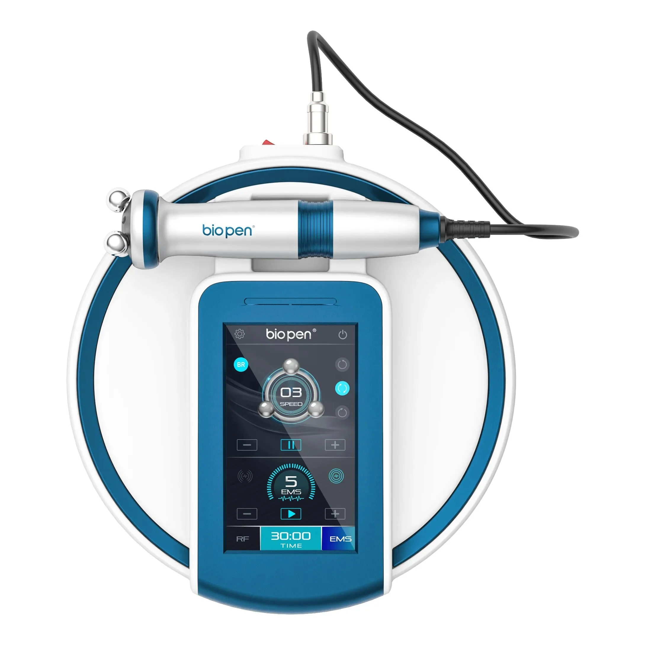 NEW 5 Level EMS RF Facial Lifting Micro-current Anti-aging Beauty Device LED Blue Light Skincare 360 Degree Rotary Massager T6 - Image 3