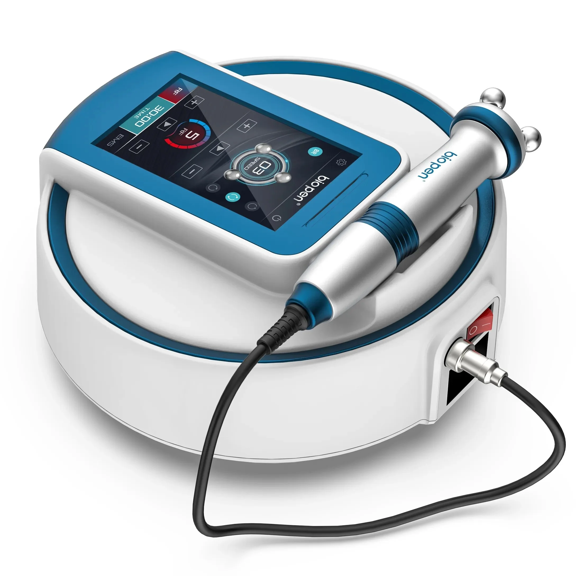 NEW 5 Level EMS RF Facial Lifting Micro-current Anti-aging Beauty Device LED Blue Light Skincare 360 Degree Rotary Massager T6 - Image 4