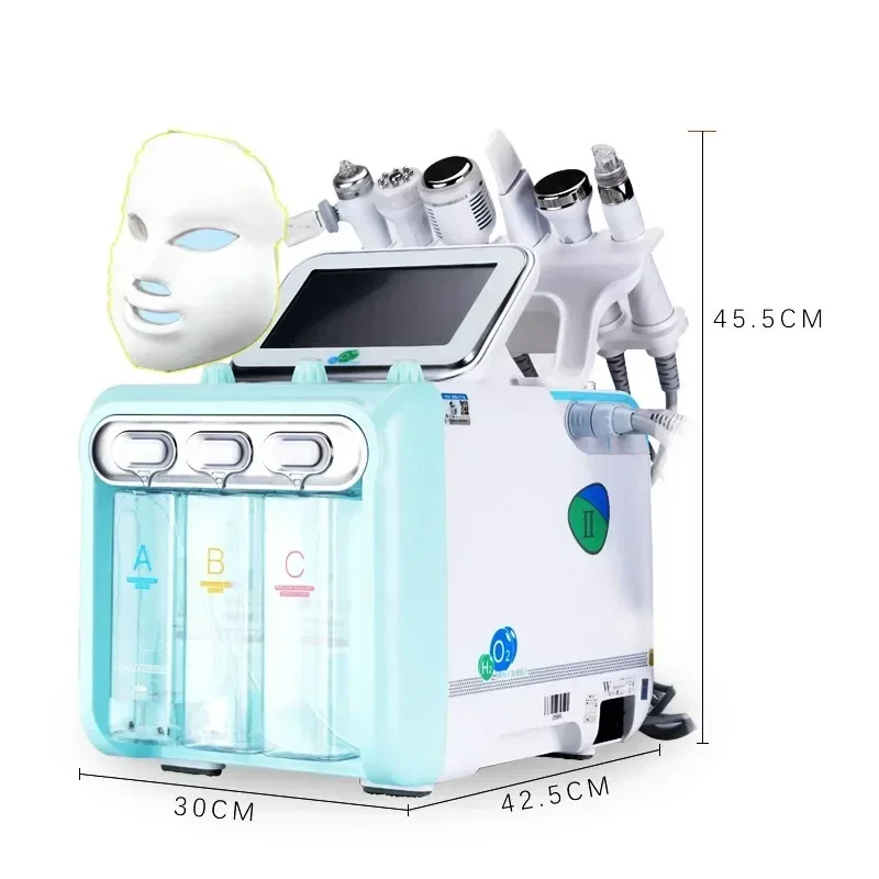 New Arrival 7 In 1 H2O2 Water Oxygen Jet Peel Hydro Beauty Skin Cleansing Hydrofacial Machine Facial Machine Water Aqua Peeling - Image 2