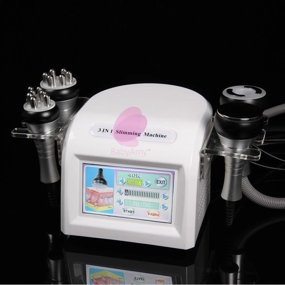New arrival desktop 40K Cavitation Ultrasonic Vacuum Tripolar RF Slimming machine Red Photon skin care Spa equipment - Image 5