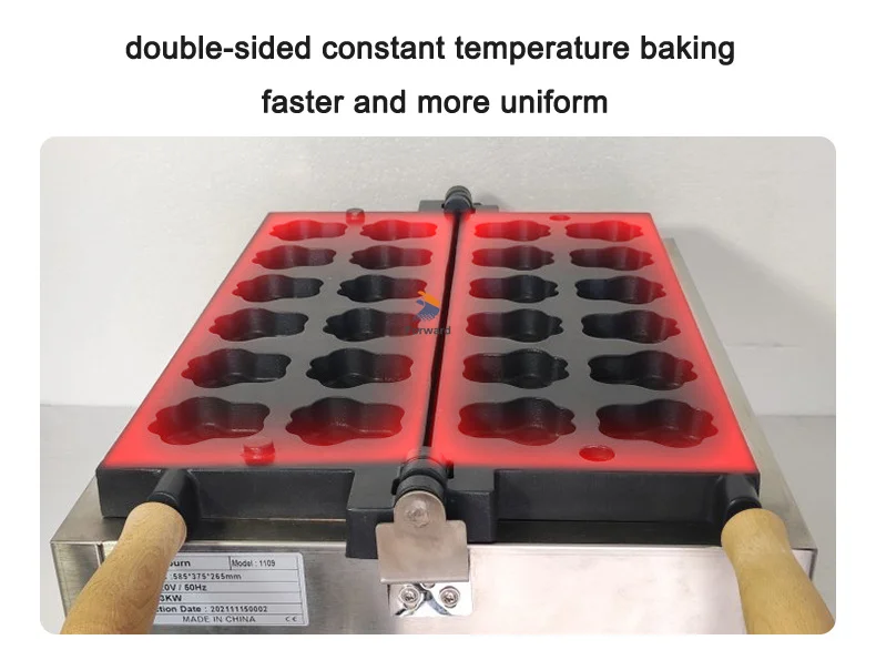 NEW Commercial Cat Bear Tiger Paw Waffle Machine Electric Cute Cat Claw Shaped Waffle Maker for children - Image 3