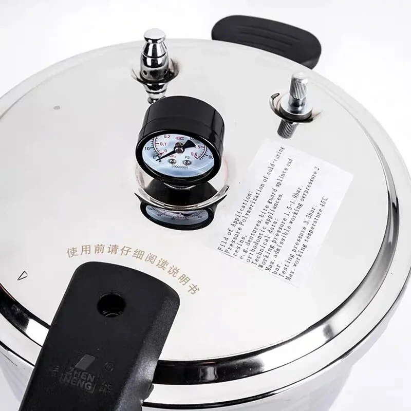 NEW Dental Lab Denture Curing Pressure Pot Sterilizing Pneumatic Polymerizing Pot with Pressure Gauge - Image 3