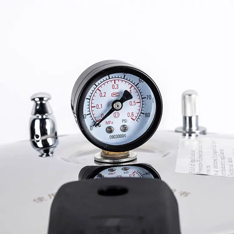 NEW Dental Lab Denture Curing Pressure Pot Sterilizing Pneumatic Polymerizing Pot with Pressure Gauge - Image 6