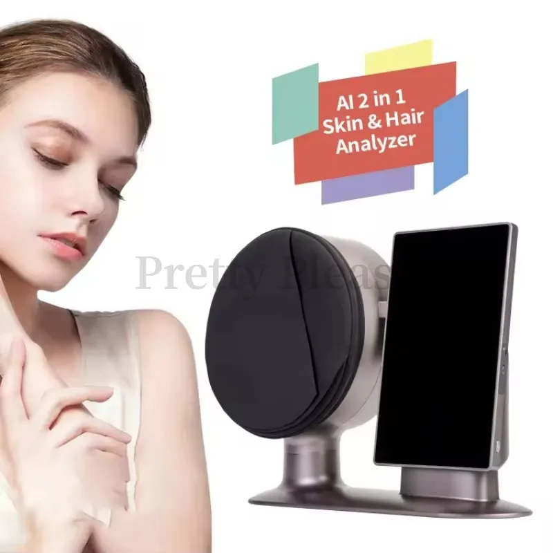 M17 2IN1 AI Intelligent Skin Analysis Machine Hair Follicles Scalp Scanner Detector Hair Analyzer Scalp Care Machine - Image 4