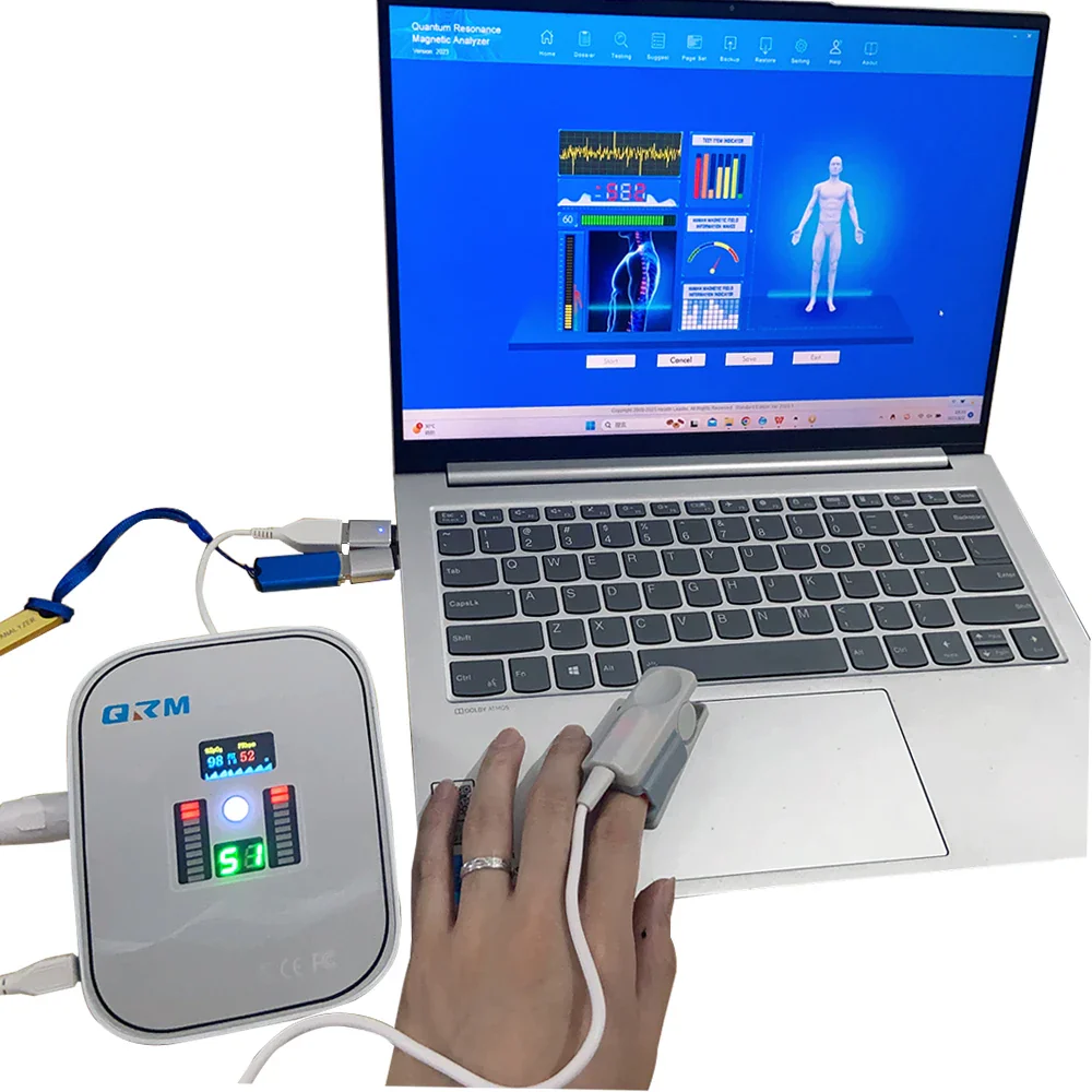 New Design Full Body Scanning Bioresonance Quantum Body Health Analyzer Heart Rate Analysis German Japanese 2023 Sub-health Test - Image 2