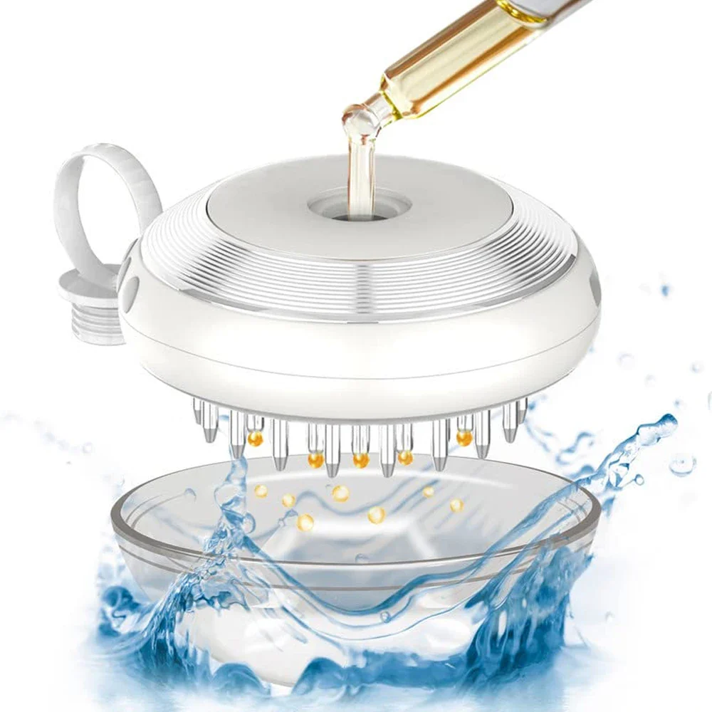 New Design Hair Loss Treatment Electric Scalp Applicator Comb EMS Laser Vibration Massage Hair Regrowth Comb With Liquid Guide - Image 7